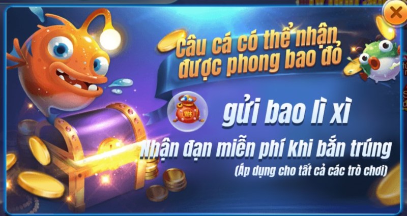 Ưu đãi hấp dẫn dành cho thành viên chơi Ông Trùm Bắn Cá