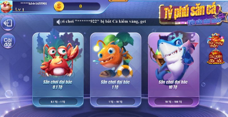 Các phòng cược tại TP Ông Trùm Bắn Cá phù hợp thành viên